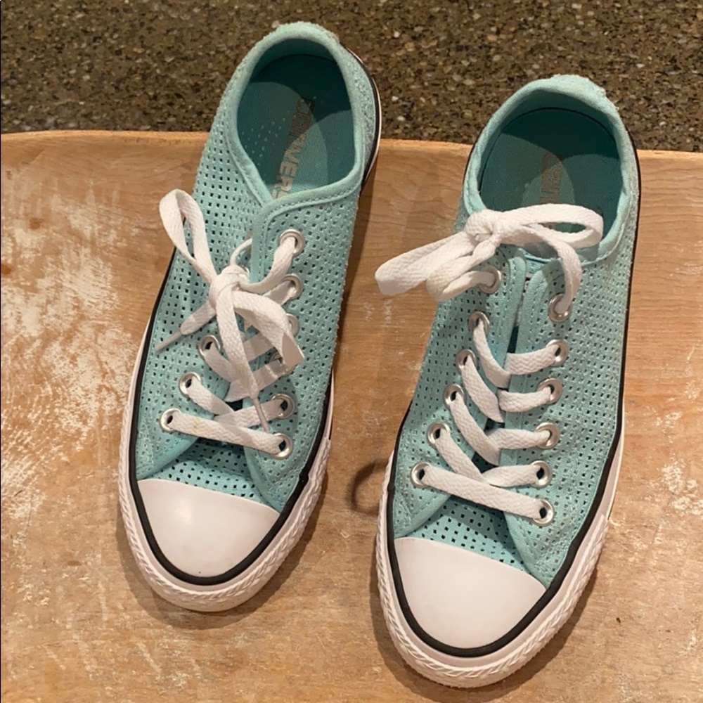 Mesh turquoise Converse All Star!